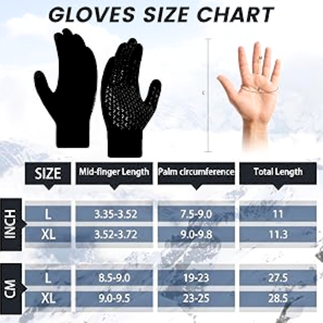 Thermal Winter Touchscreen Gloves