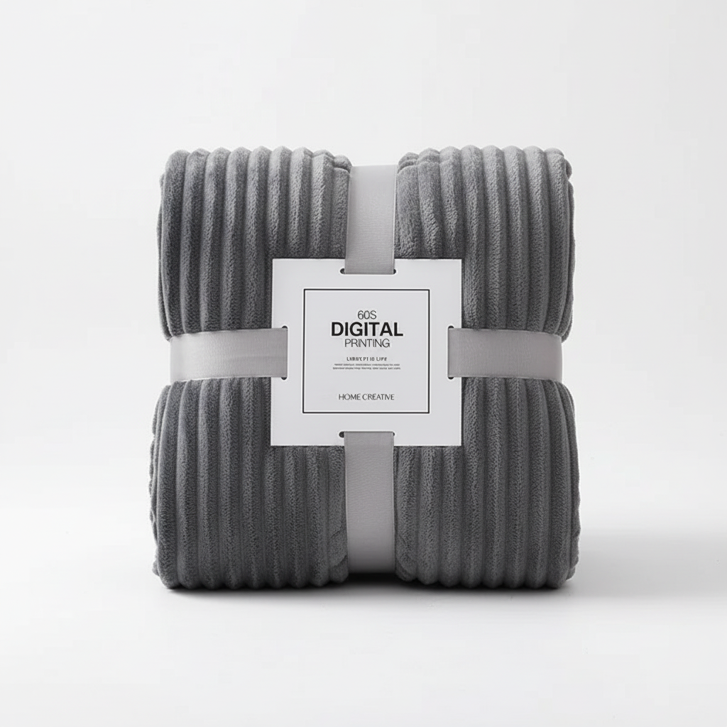 Thick Coral Fleece Throw