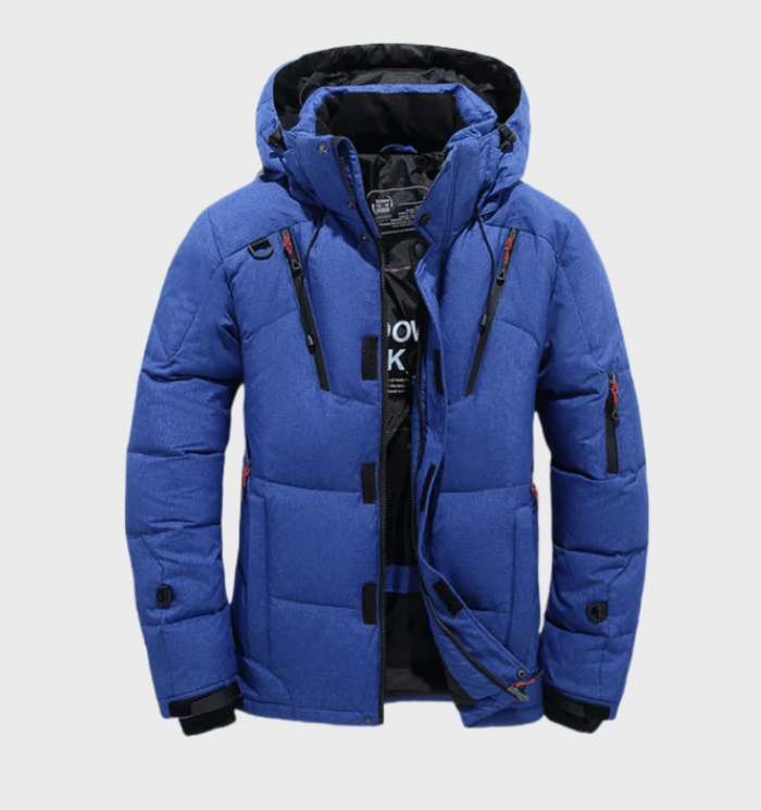 Thickly Insulated Waterproof and Windproof Winter Parka Jacket