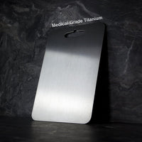 Titanium Cutting Board - BPA-Free and Microplastic-Free