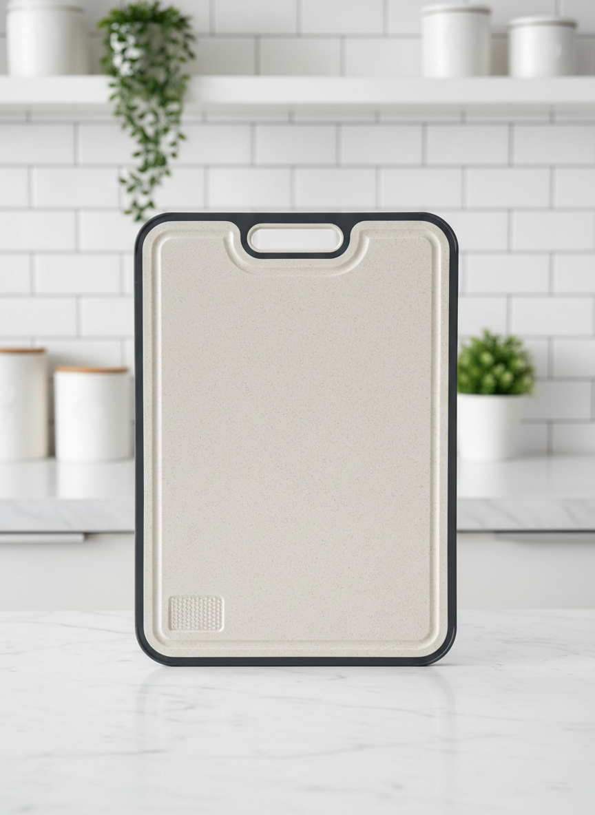 Titanium Cutting Board with Double-Sided Design – Hygienic, Non-Porous Surface for Meat and Vegetables