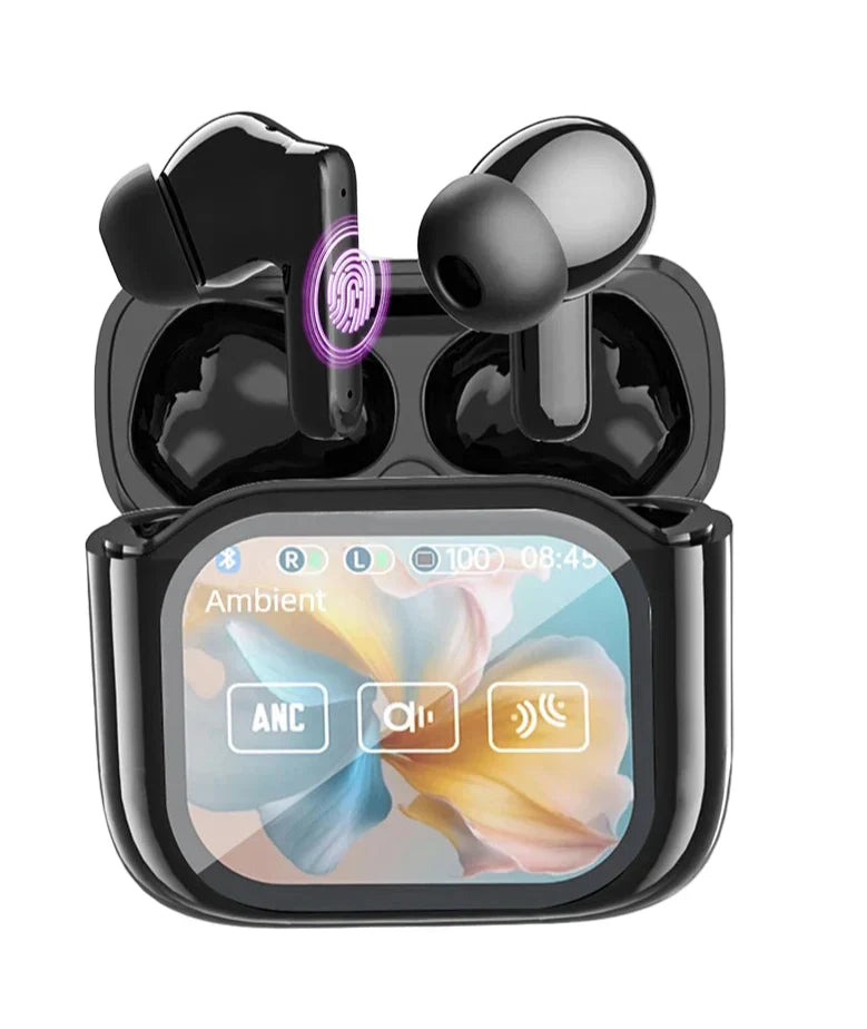 Touch Screen Translation Earbuds with Noise Reduction