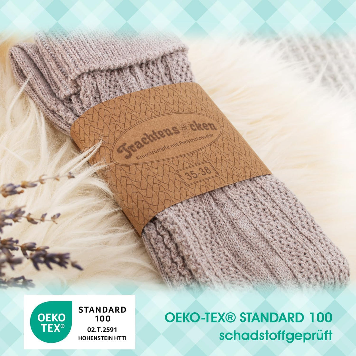 Traditional Oktoberfest Knee-High Socks - 2-Pack