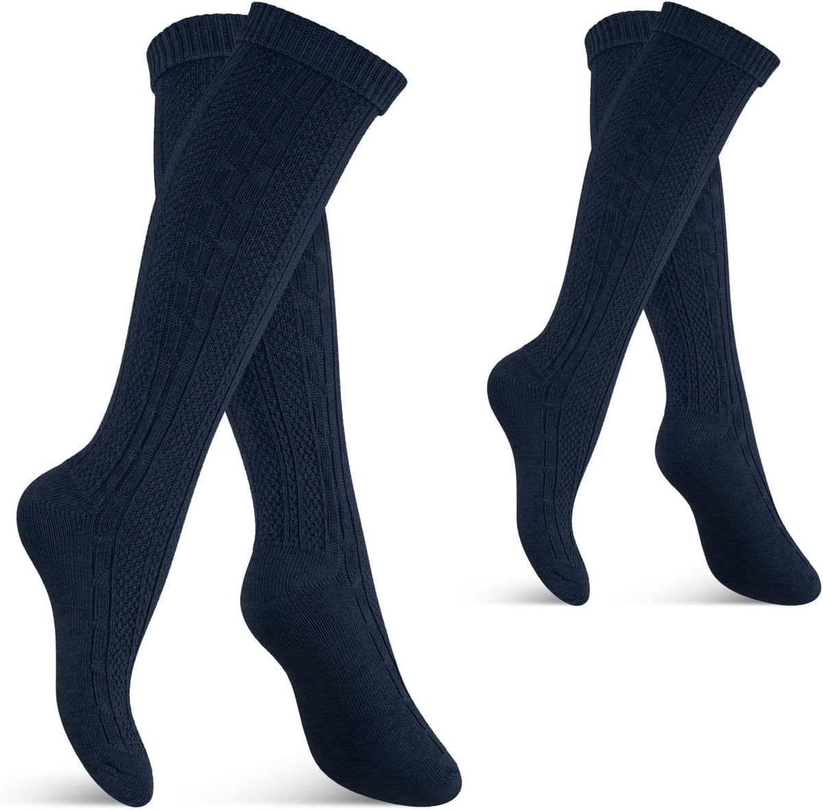 Traditional Oktoberfest Knee-High Socks - 2-Pack