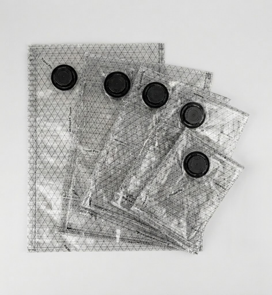 Travel Vacuum Storage Bag Set with Cordless Pump