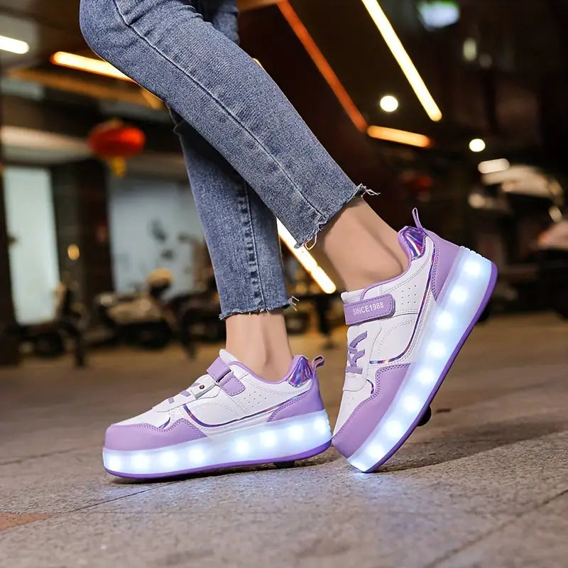 Trendy Roller Skate Shoes - GlideGlow
