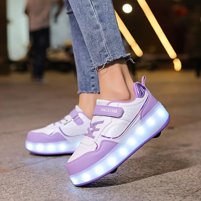 Trendy Roller Skate Shoes - GlideGlow