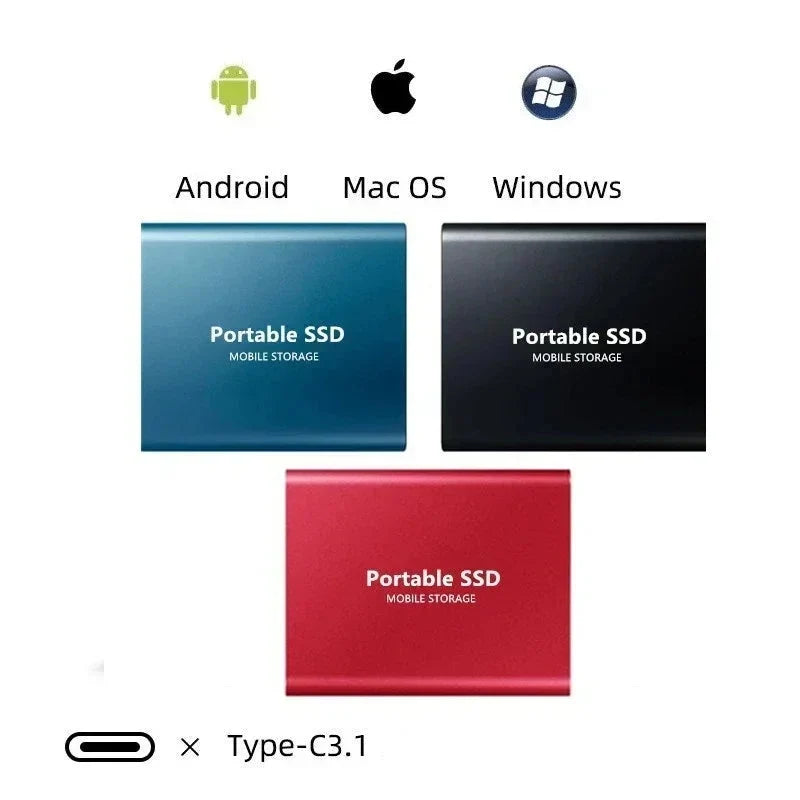 Ultra-Fast External SSD - SpeedDrive Pro