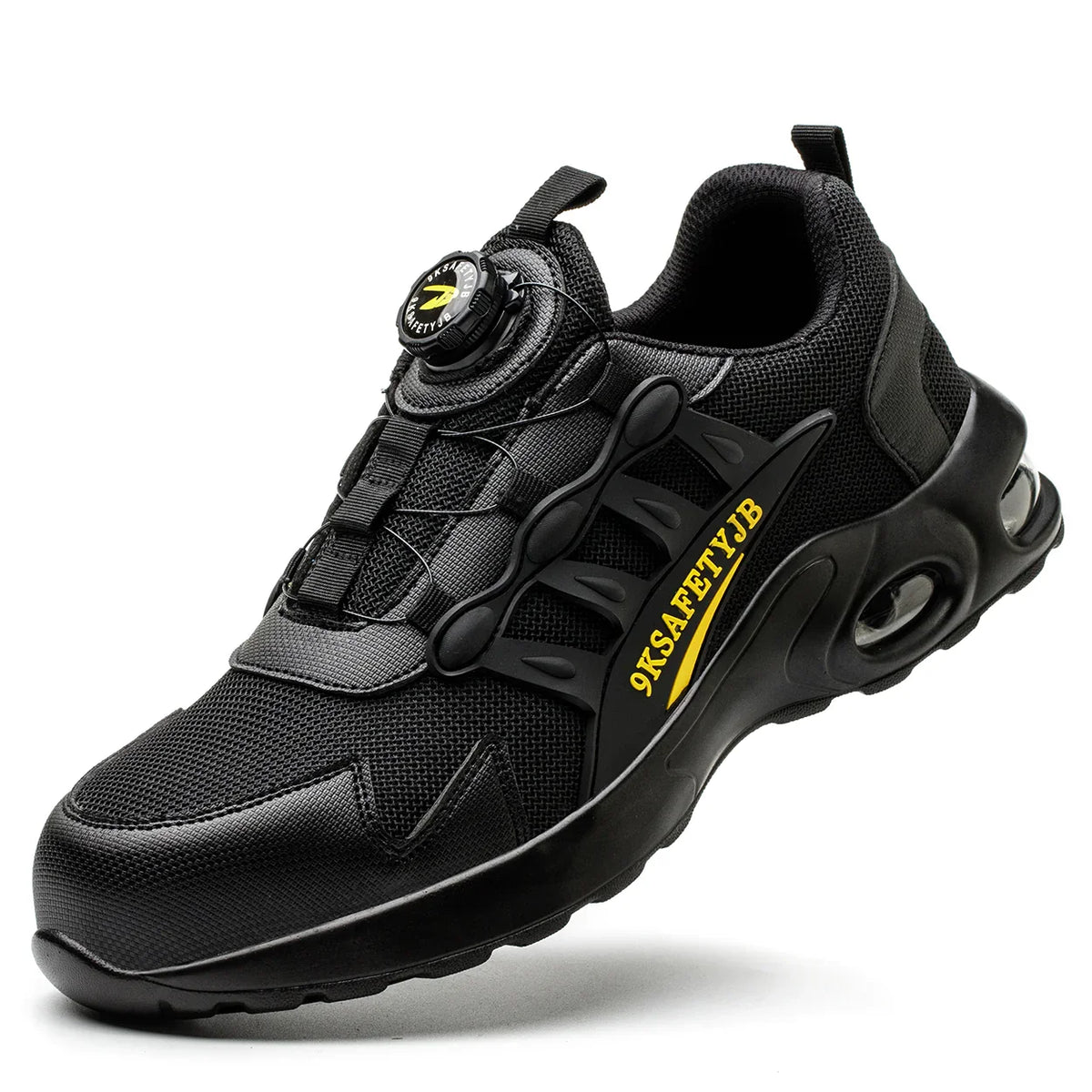 Ultra-Lightweight Durable Steel Toe Safety Shoes with Rotating Buckle