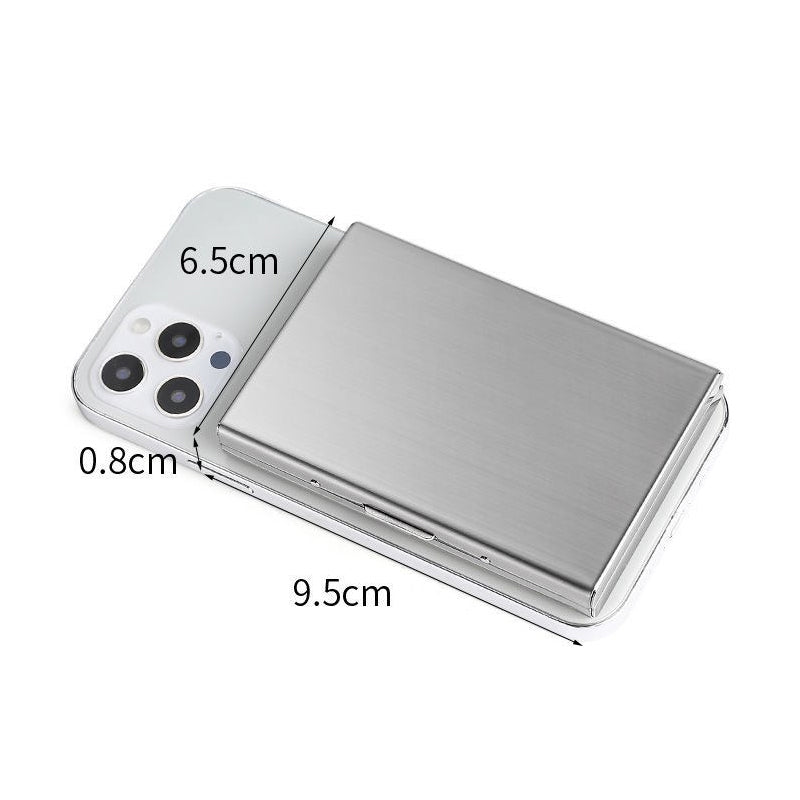 Ultra-Slim Card Case with Anti-Theft and Anti-Demagnetization Protection
