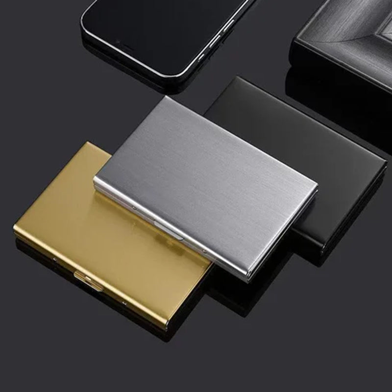 Ultra-Thin Card Holder with Anti-Theft and Anti-Demagnetization Protection