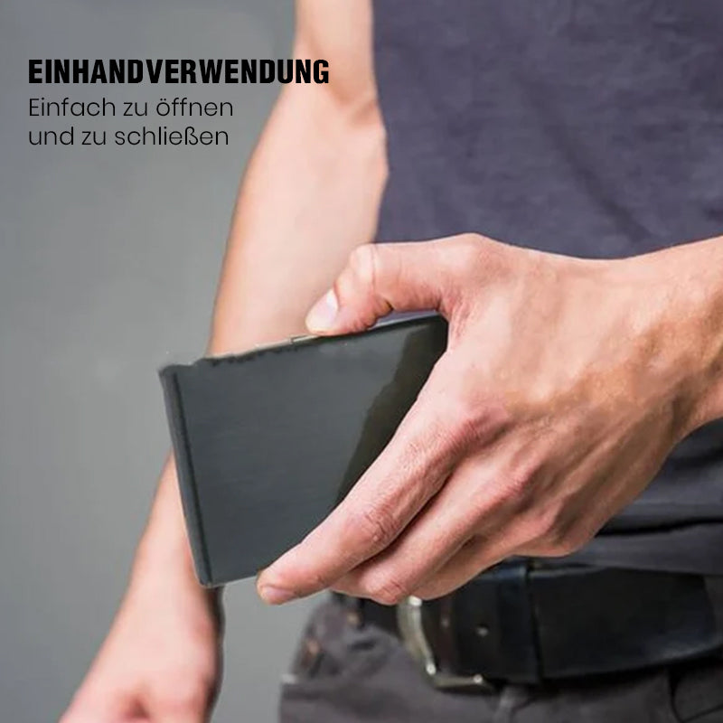 Ultra-Thin Card Holder with Anti-Theft and Anti-Demagnetization Protection