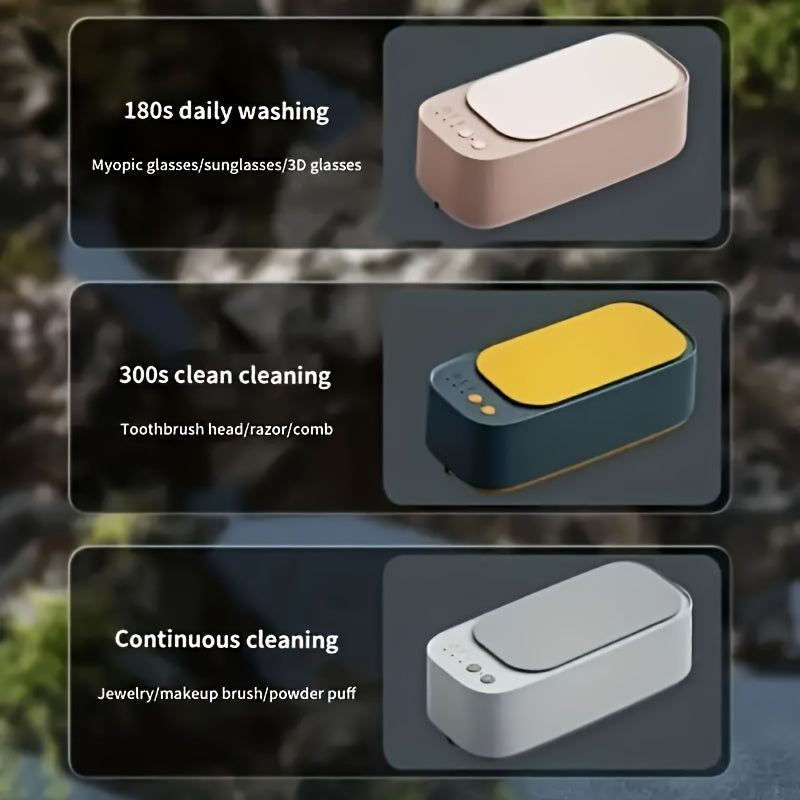 Ultrasonic Jewelry Cleaner for Rings, Watches, Earrings and Glasses
