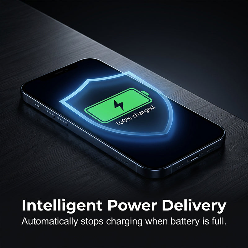 Under-Desk Wireless Charging Station with Invisible Mounting - Penetrates Wood and Stone
