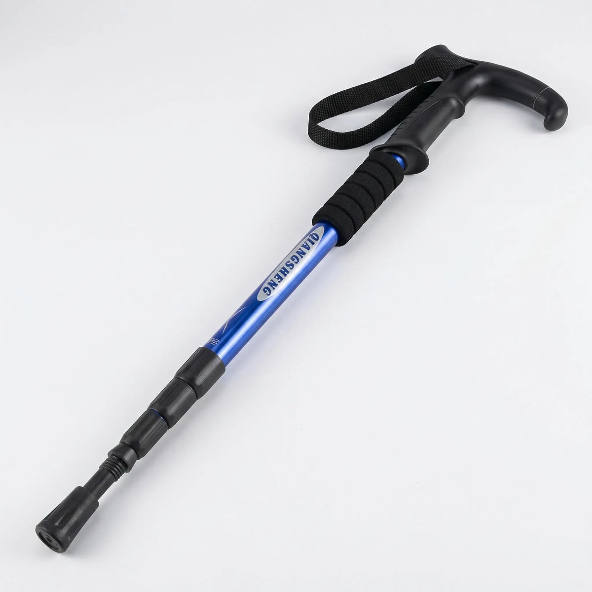Unisex 4-Section Telescopic Folding Trekking Pole for Hiking