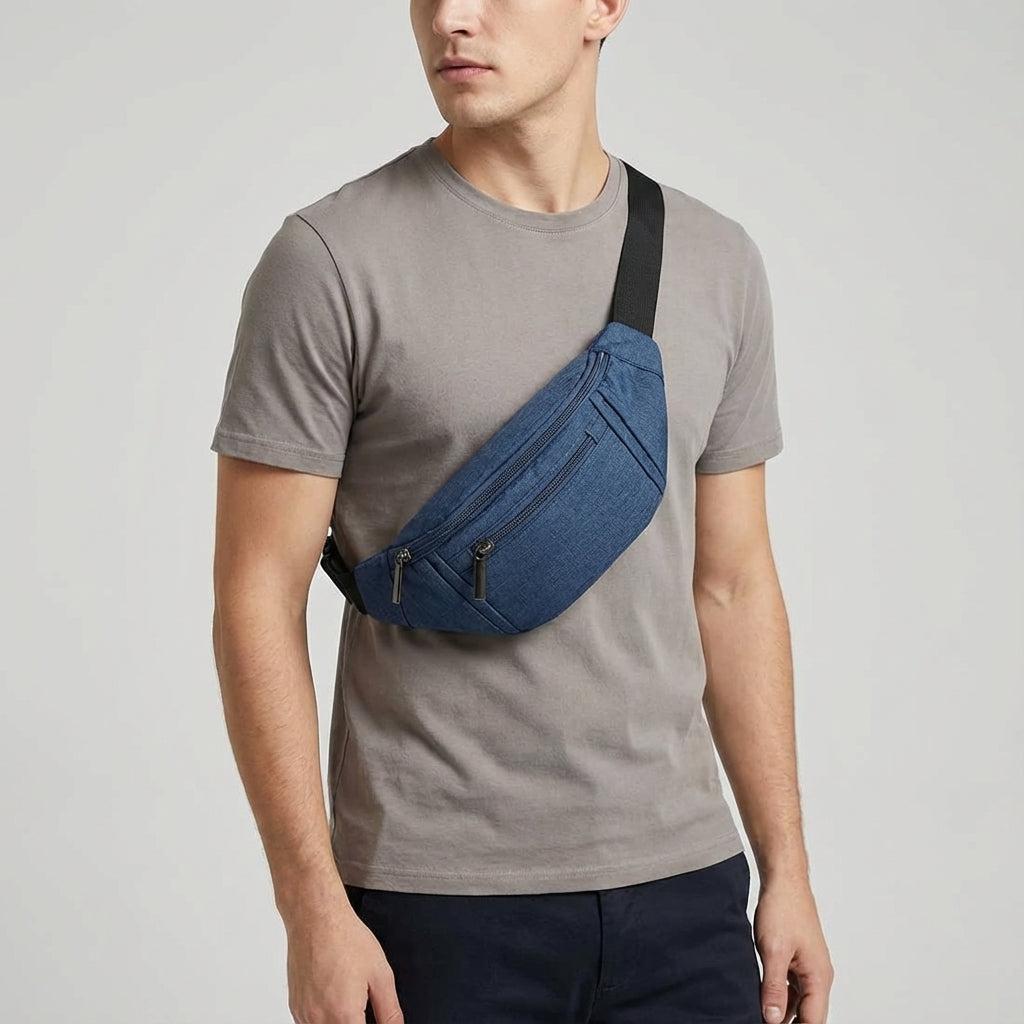Unisex Adjustable Crossbody Sling Bag for Travel & Daily Use