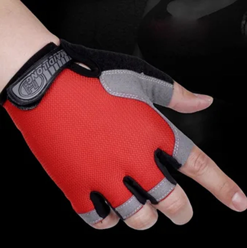 Unisex Anti-Slip Half-Finger Cycling Gloves