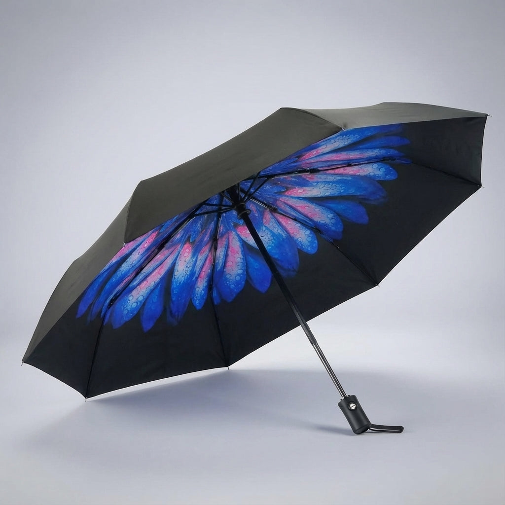Unisex Automatic Folding Travel Umbrella - Compact & Windproof