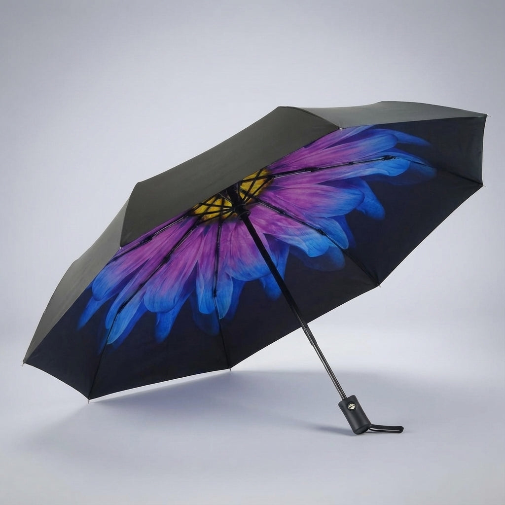 Unisex Automatic Folding Travel Umbrella - Compact & Windproof