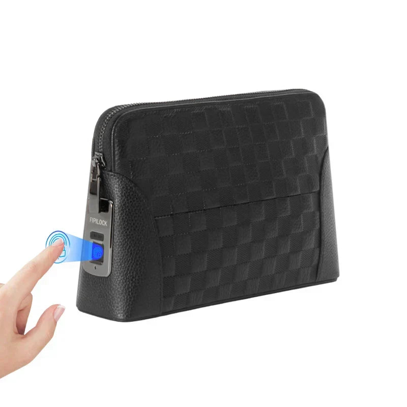 Unisex Compact Bag with Fingerprint Lock