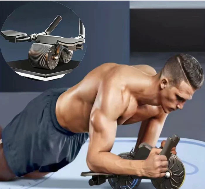 Unisex Dual Ab Roller for Core Training