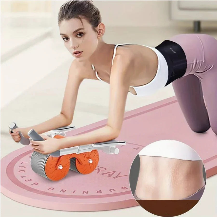 Unisex Dual Ab Roller for Core Training