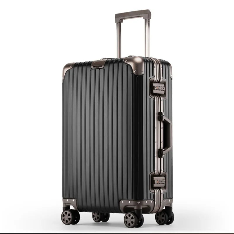 Unisex Durable Hard Shell Travel Luggage with Spinner Wheels