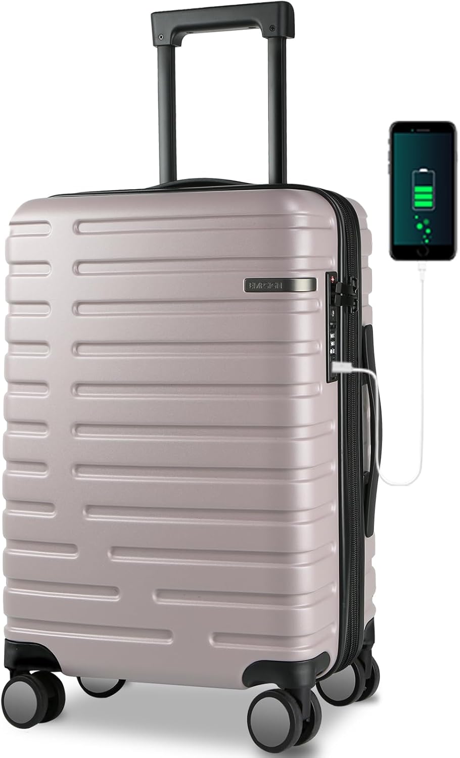 Unisex Expandable Hardshell Suitcase with Spinner Wheels and TSA Lock