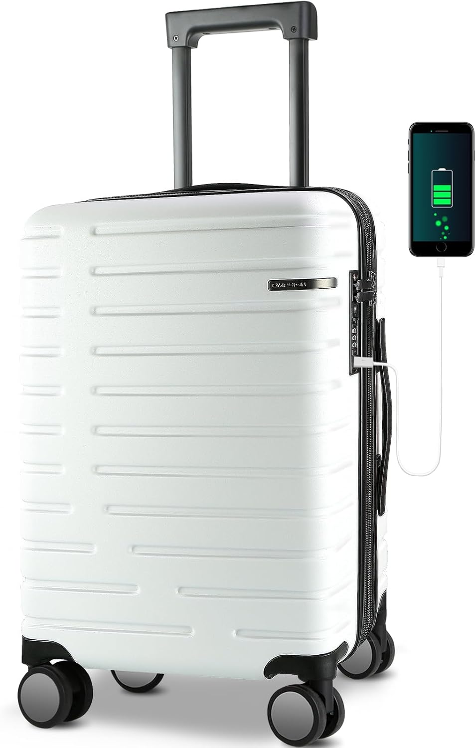Unisex Expandable Hardshell Suitcase with Spinner Wheels and TSA Lock