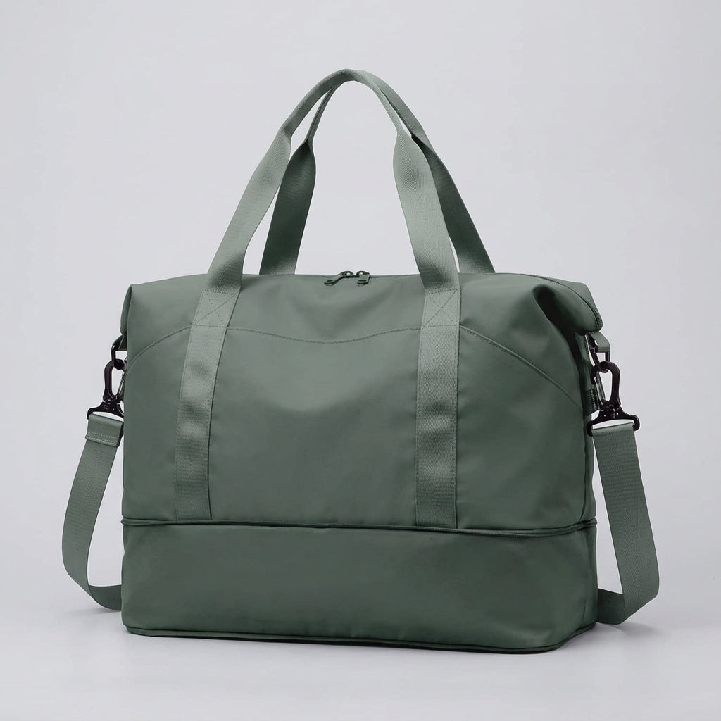 Unisex Expandable Travel Bag with Waterproof Compartment