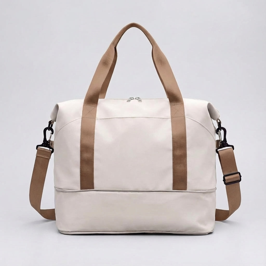 Unisex Expandable Travel Bag with Waterproof Compartment