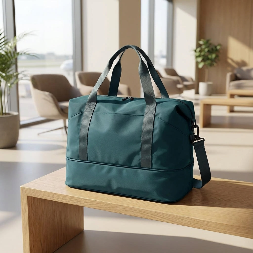 Unisex Expandable Travel Bag with Waterproof Compartment