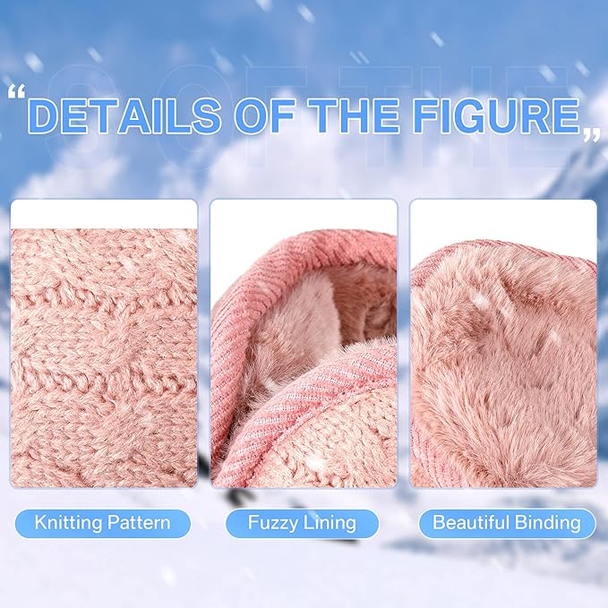 Unisex Foldable Earmuffs – Pack of 4