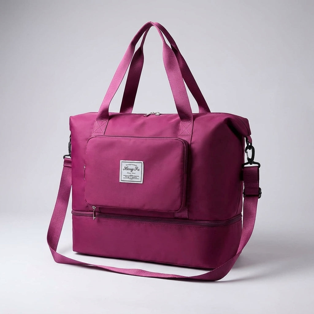 Unisex Foldable Travel Bag - Expandable & Waterproof