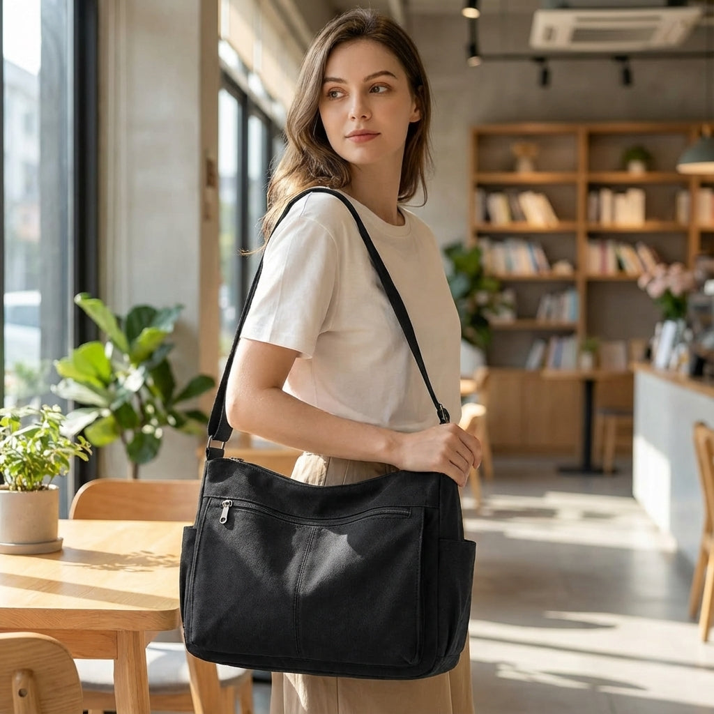 Unisex Laptop Shoulder Bag - Organized and Comfortable