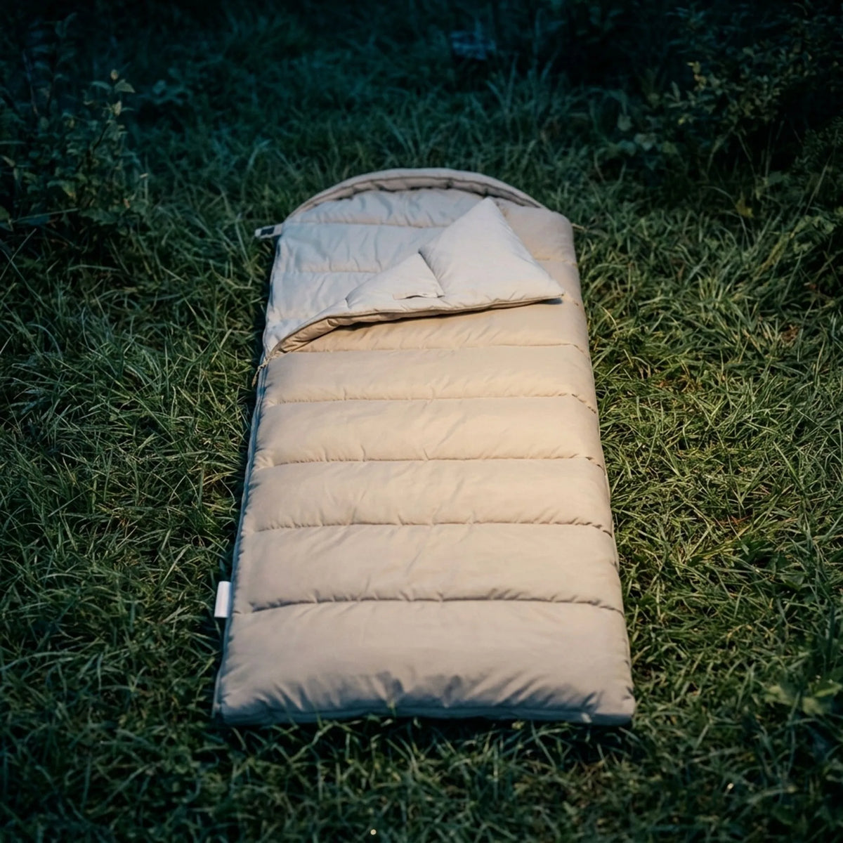 Unisex Lightweight 3-Season Envelope Sleeping Bag for Camping