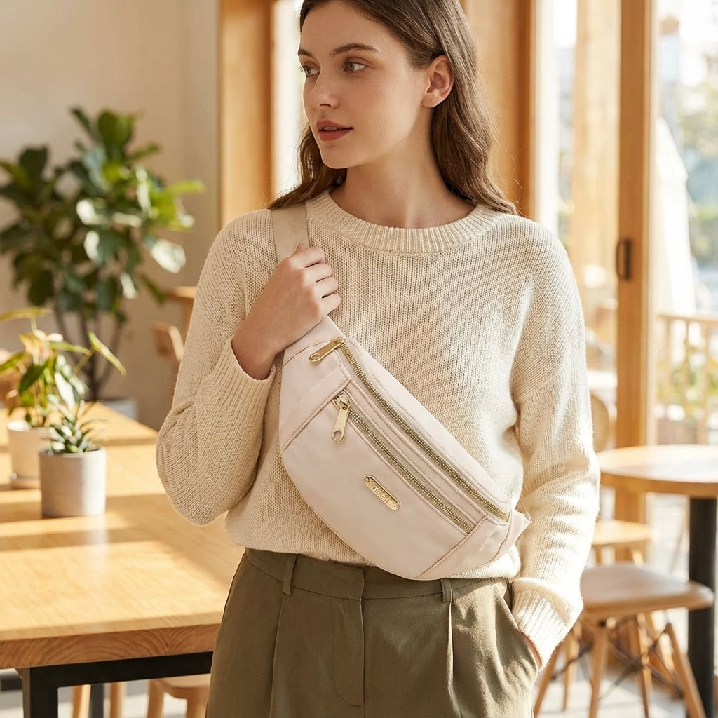 Unisex Lightweight Belt Bag - Hands-Free Comfort