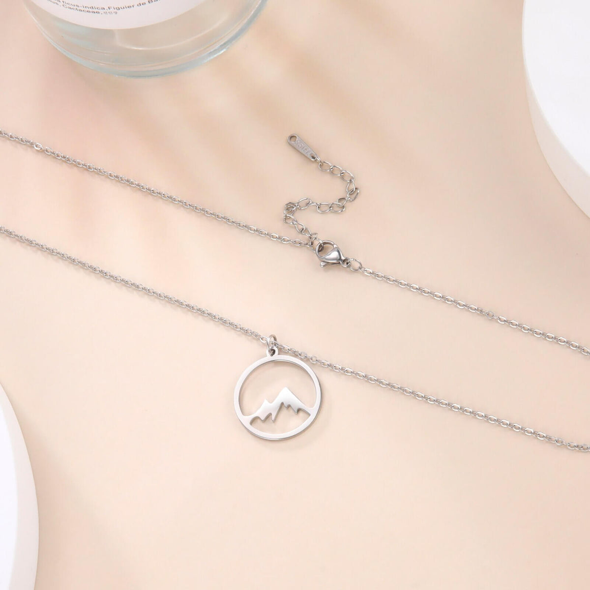 Unisex Mountain Peak Necklace