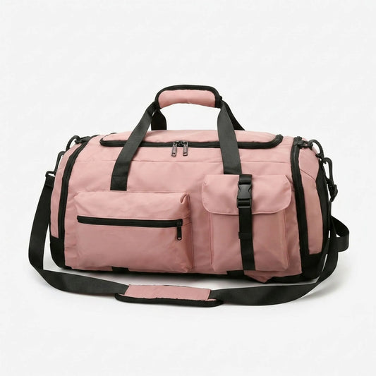 Unisex Multi-Pocket Convertible Sports Duffel Bag