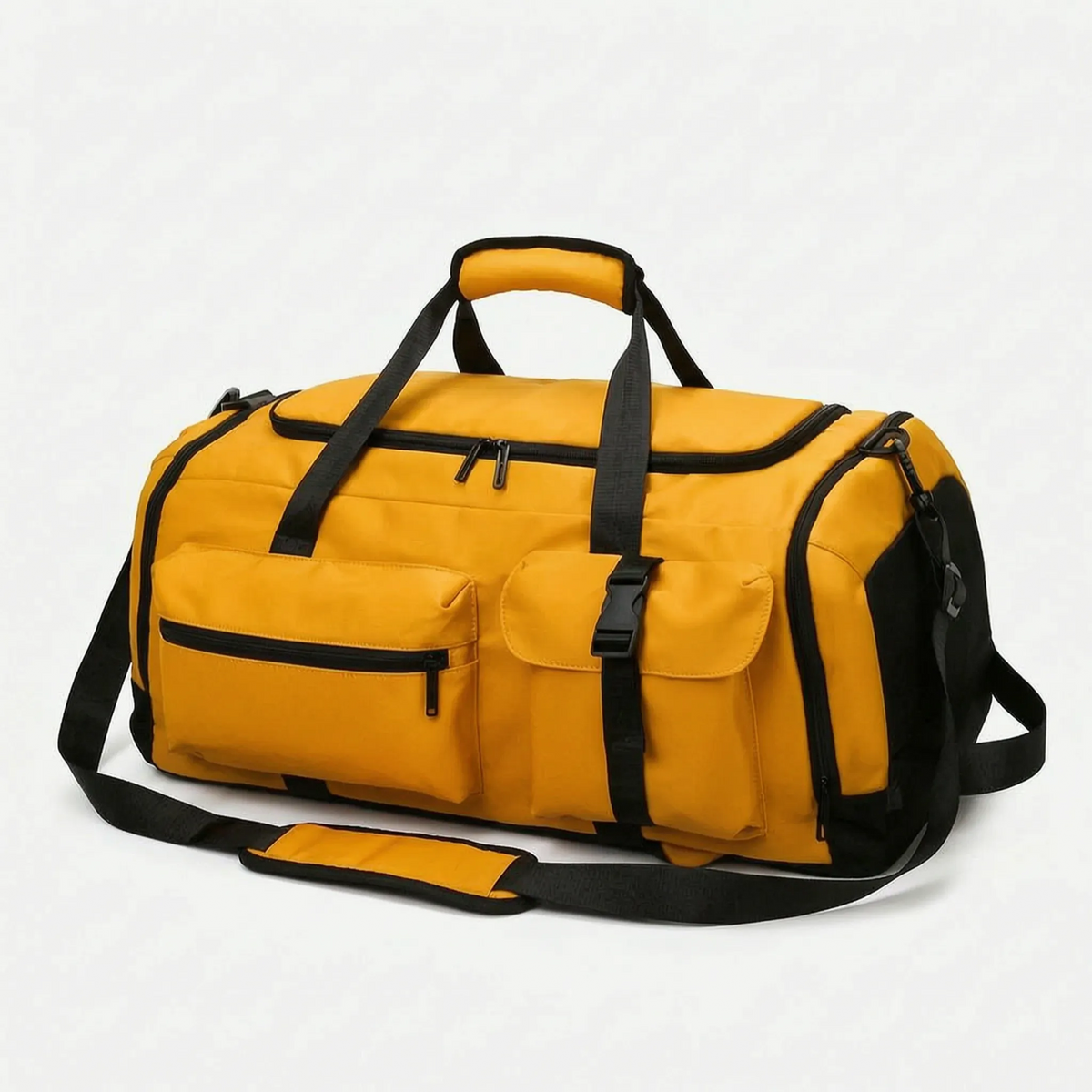 Unisex Multi-Pocket Convertible Sports Duffel Bag