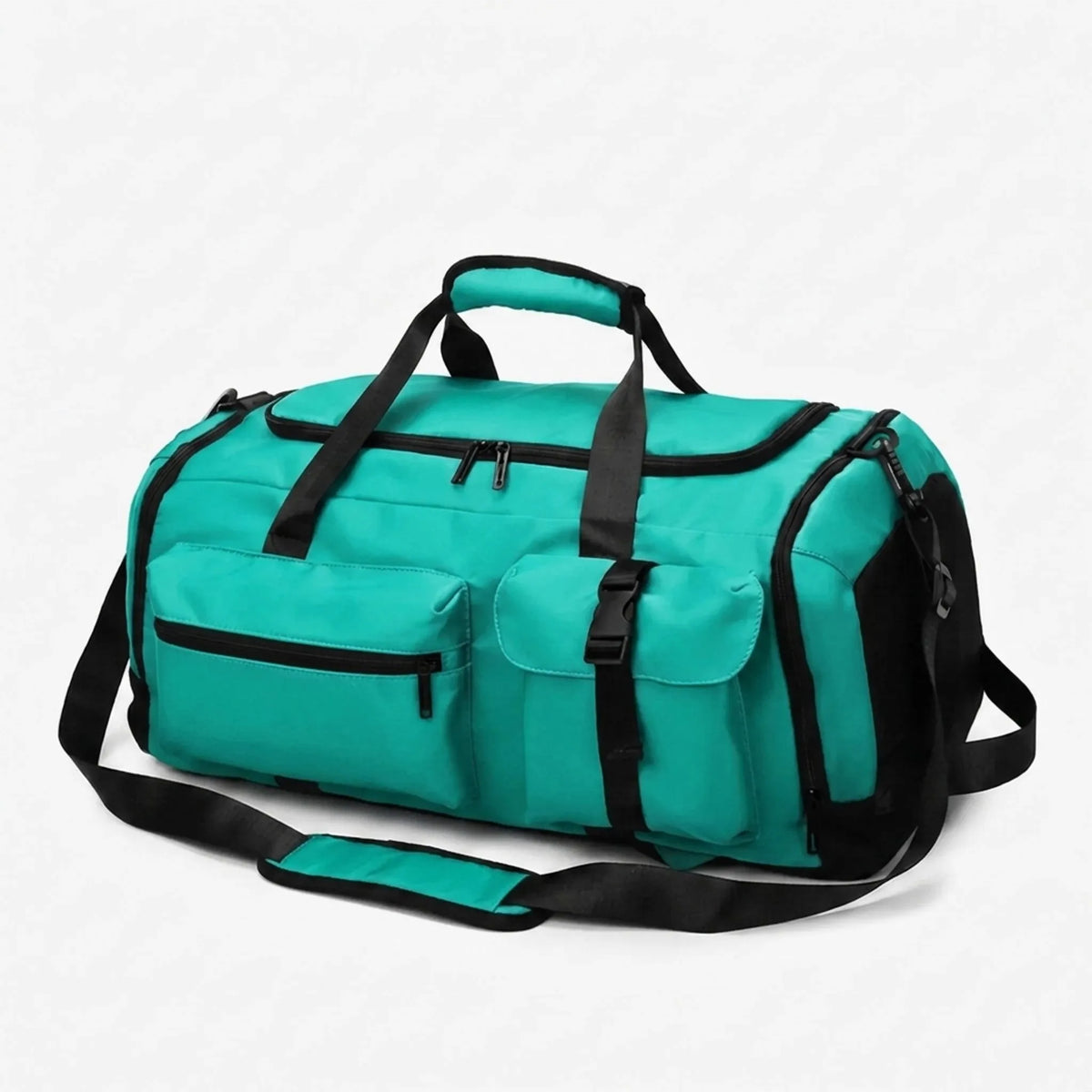 Unisex Multi-Pocket Convertible Sports Duffel Bag