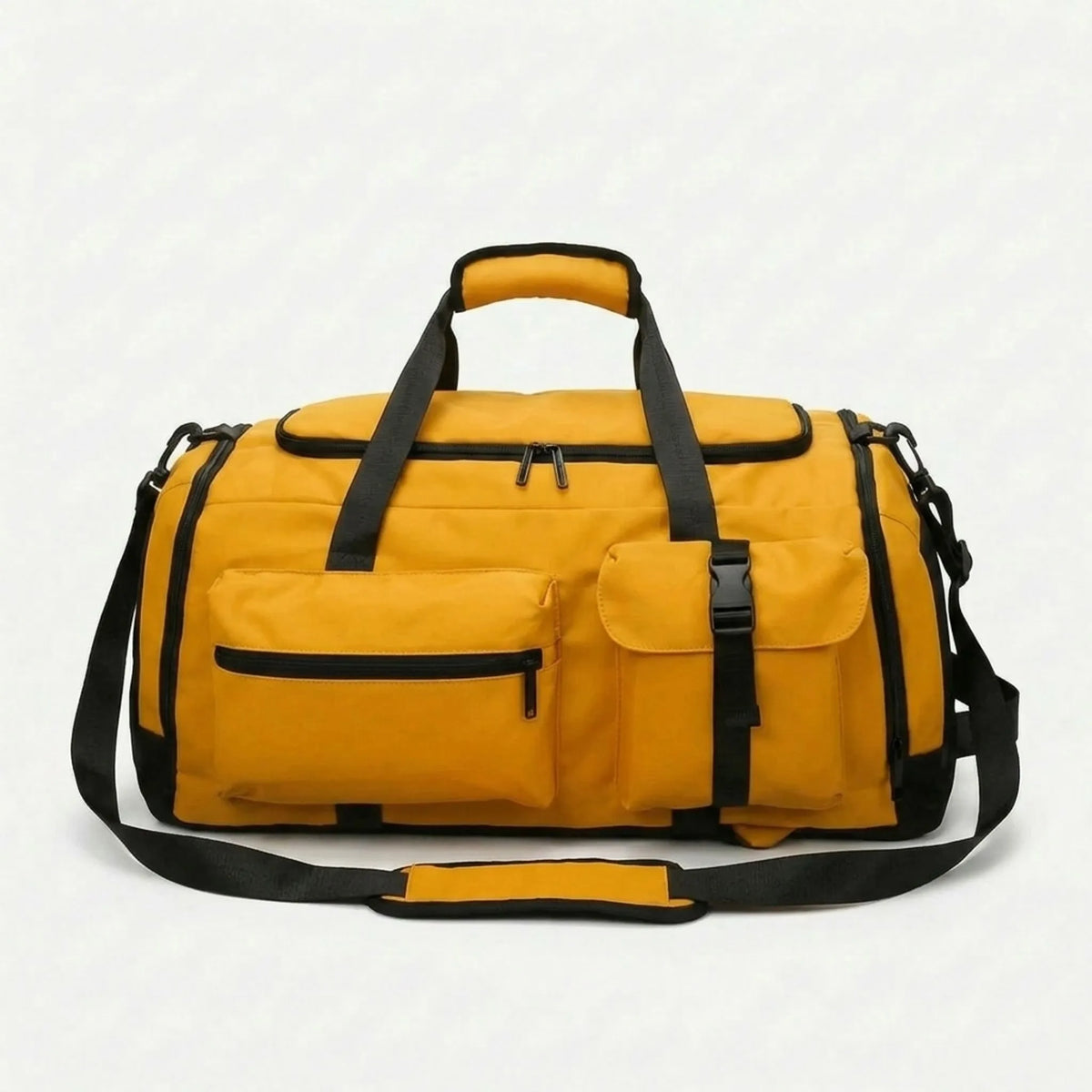 Unisex Multi-Pocket Convertible Sports Duffel Bag