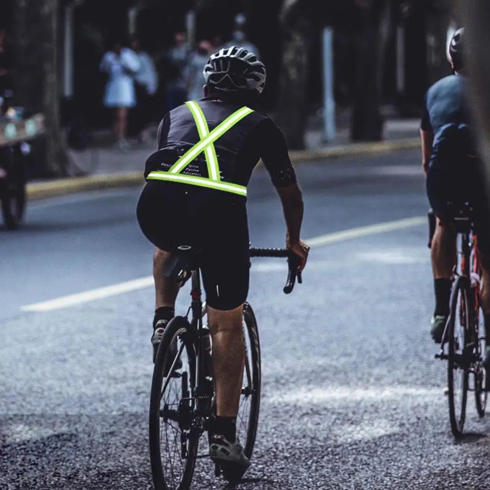 Unisex Reflective Running and Cycling Safety Vest with Pocket