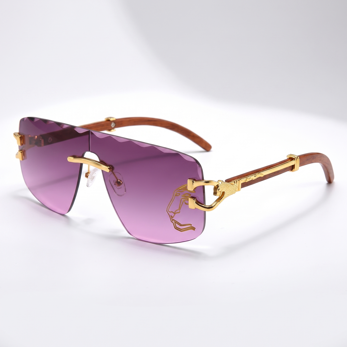 Unisex Rimless UV Protection Sunglasses