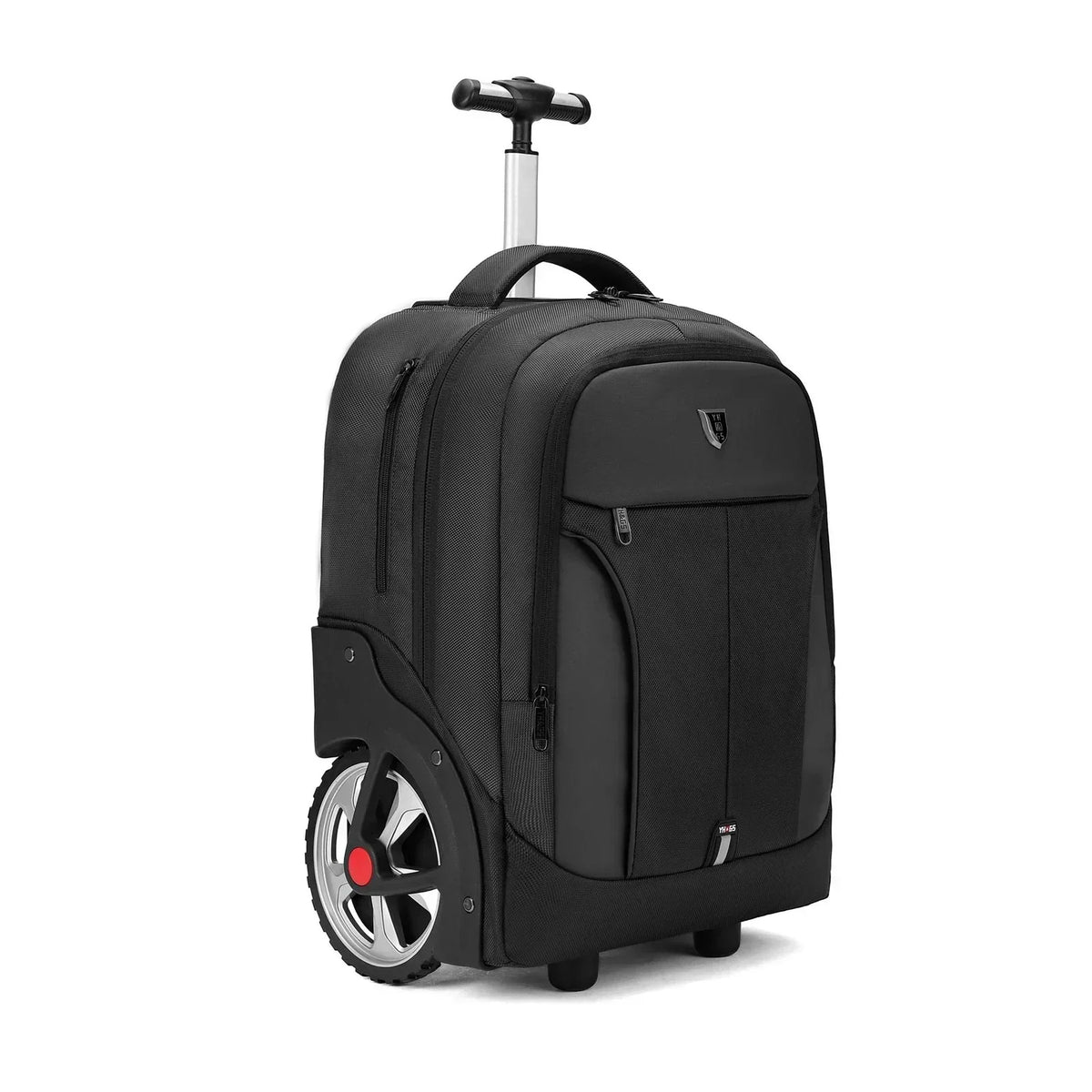 Unisex Rolling Laptop Backpack - 3-in-1 Travel Carry-On Bag