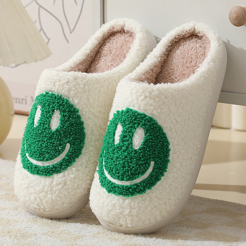 Unisex Smiley Face Slippers – Warm, Soft & Comfortable for Home