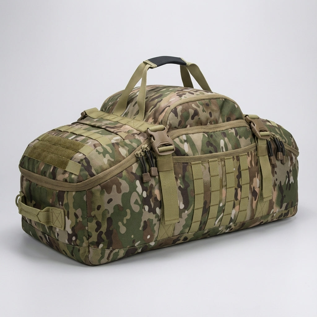 Unisex Travel Bag with MOLLE Attachment – Flexible & Robust