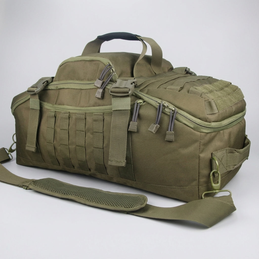 Unisex Travel Bag with MOLLE Attachment – Flexible & Robust