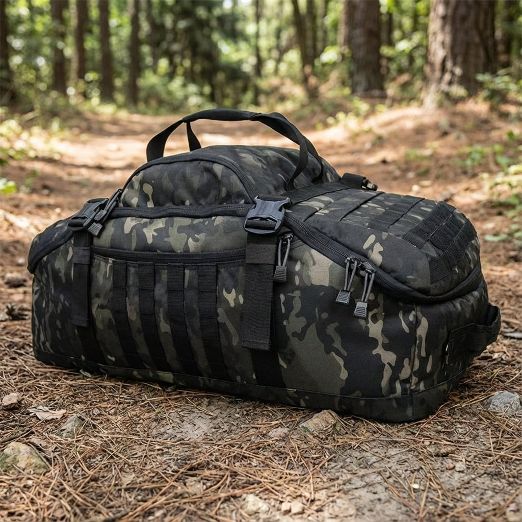 Unisex Travel Bag with MOLLE Attachment – Flexible & Robust