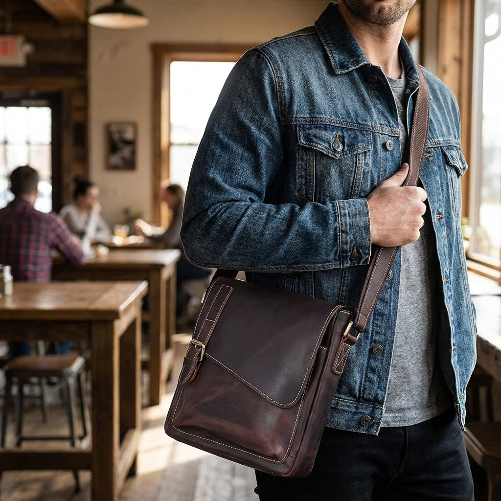Unisex Vintage Shoulder Bag